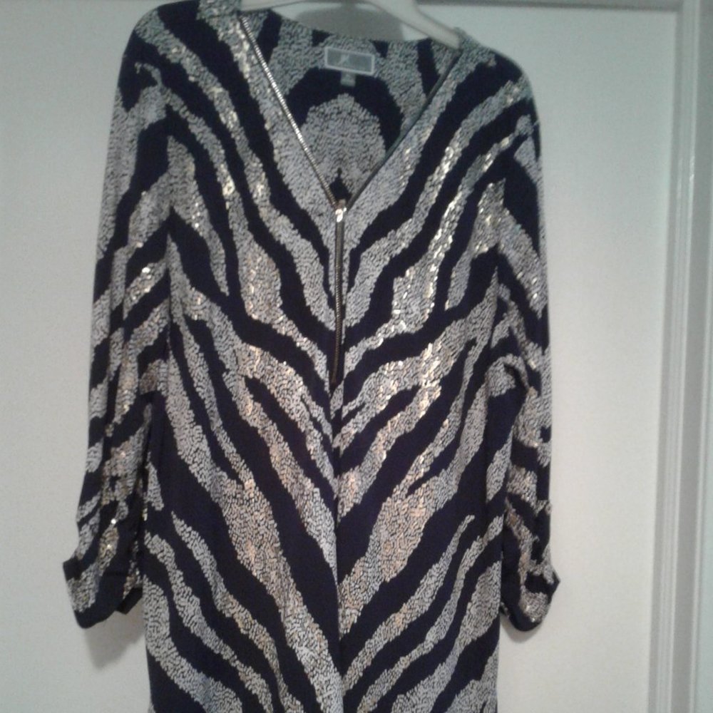 Zebra print blouse